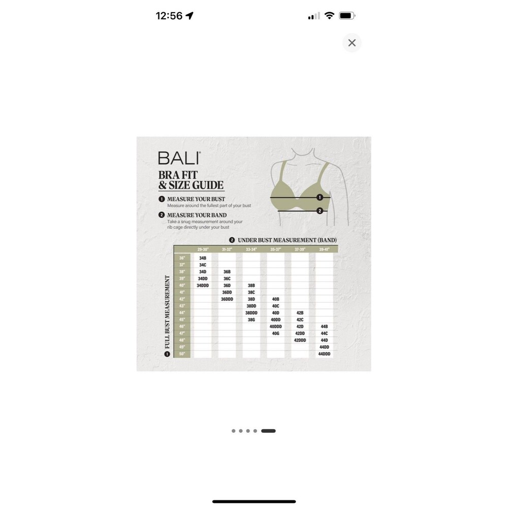 Beauty By Bali Women’s  Foam Wirefree Beige 40B Lightly Lined  Adjustable Strap - Picture 4 of 6